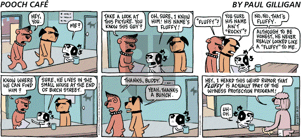 Pooch Cafe on Sunday September 17, 2006 Comic Strip