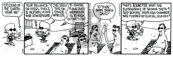 Monty on Tuesday August 12, 2003 Comic Strip