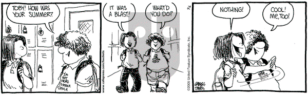 The Buckets on Tuesday September 6, 2005 Comic Strip