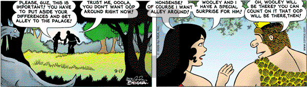Alley Oop on Thursday September 17, 2009 Comic Strip