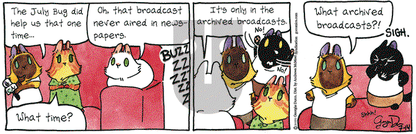 Breaking Cat News on Tuesday July 14, 2020 Comic Strip