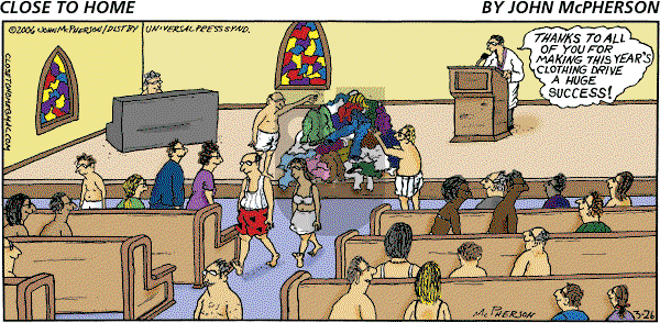Close to Home on Sunday March 26, 2006 Comic Strip