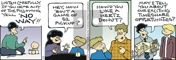Thatababy on Wednesday April 12, 2017 Comic Strip