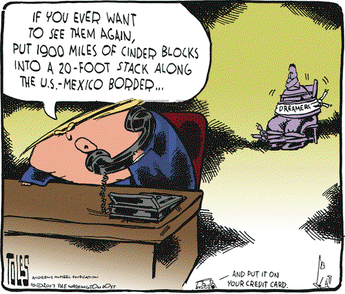 Tom Toles on Tuesday October 10, 2017 Comic Strip
