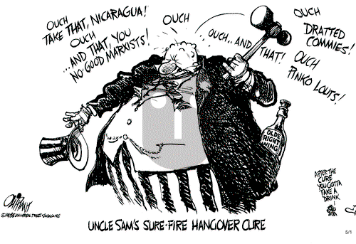 Pat Oliphant on Wednesday May 1, 1985 Comic Strip