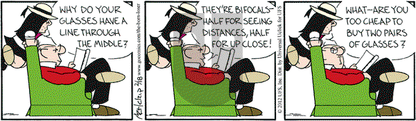 The Born Loser on Saturday February 18, 2012 Comic Strip