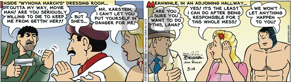 Alley Oop on Saturday March 14, 2015 Comic Strip