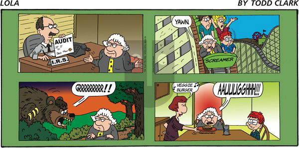 Lola on Monday July 21, 2008 Comic Strip
