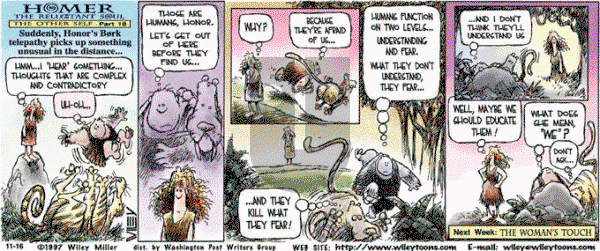 Non Sequitur on Sunday November 16, 1997 Comic Strip