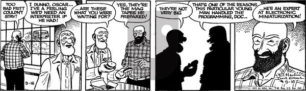 Alley Oop on Thursday September 16, 1971 Comic Strip