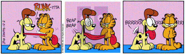 Garfield on Tuesday December 2, 1997 Comic Strip