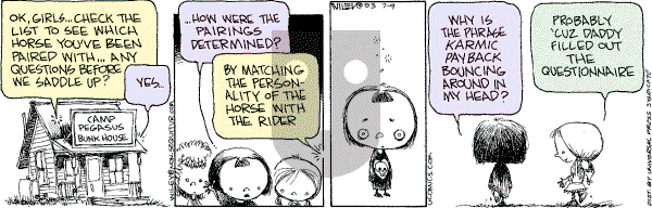 Non Sequitur on Wednesday July 9, 2003 Comic Strip
