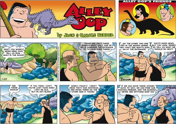 Alley Oop on Sunday November 22, 2015 Comic Strip