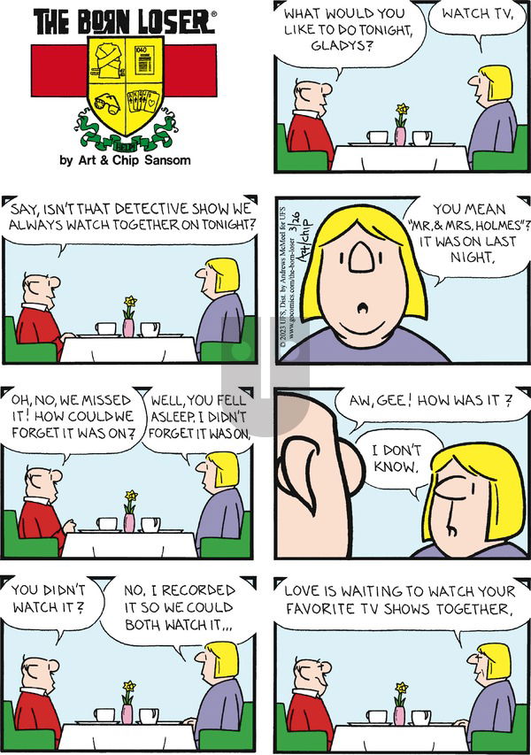 The Born Loser - Sunday March 26, 2023 Comic Strip