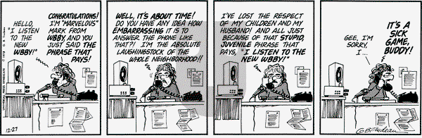 Doonesbury on Thursday December 27, 1973 Comic Strip