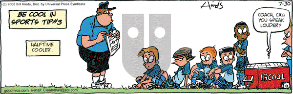 Cleats on Wednesday July 30, 2008 Comic Strip