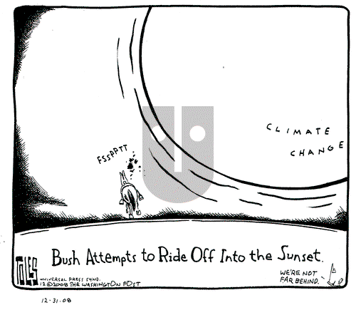 Tom Toles on Wednesday December 31, 2008 Comic Strip