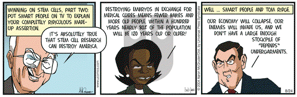 The Boondocks on Tuesday August 24, 2004 Comic Strip