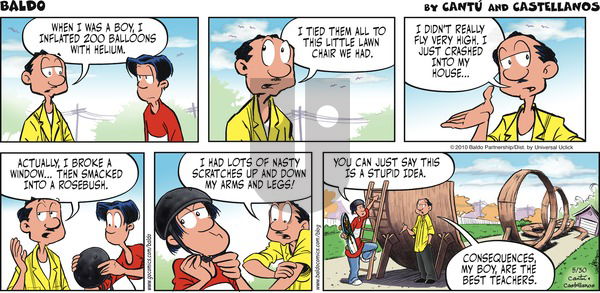 Baldo on Sunday May 30, 2010 Comic Strip