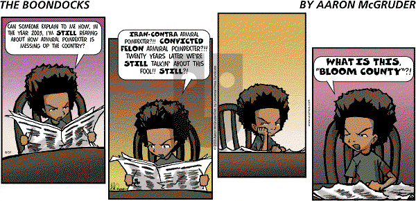 The Boondocks on Sunday April 3, 2011 Comic Strip
