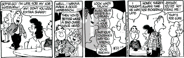 Luann on Monday July 15, 1991 Comic Strip