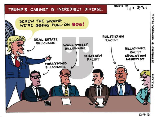 Ted Rall on Sunday December 4, 2016 Comic Strip