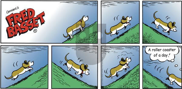 Fred Basset on Sunday August 12, 2018 Comic Strip