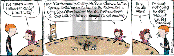 Cul de Sac on Tuesday November 4, 2014 Comic Strip