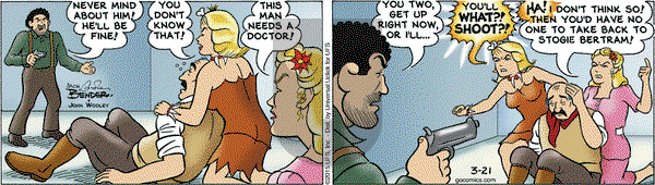 Alley Oop on Saturday March 21, 2015 Comic Strip