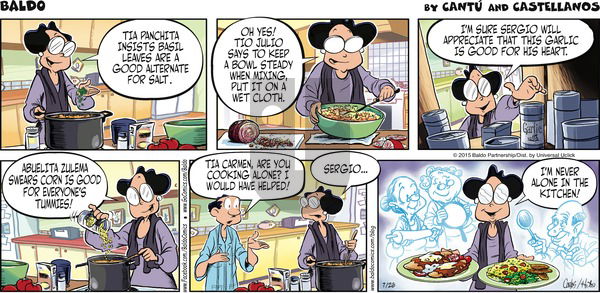 Baldo on Sunday July 26, 2015 Comic Strip