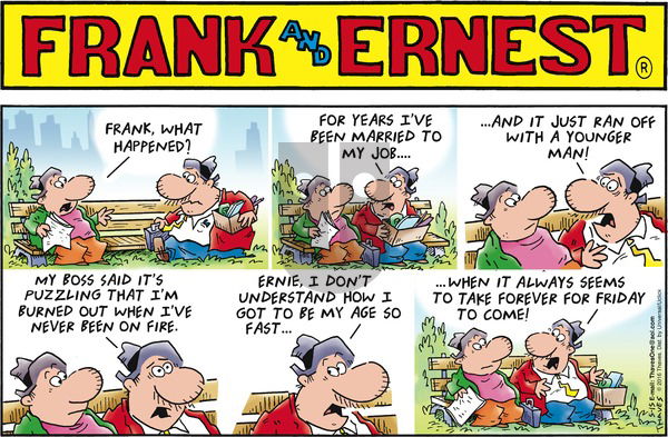 Frank and Ernest on Sunday May 15, 2016 Comic Strip