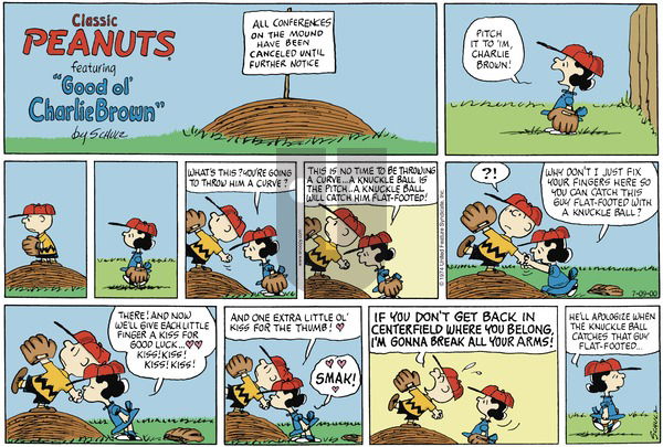 Peanuts on Sunday July 9, 2000 Comic Strip