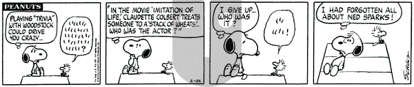 Peanuts on Friday February 22, 1974 Comic Strip
