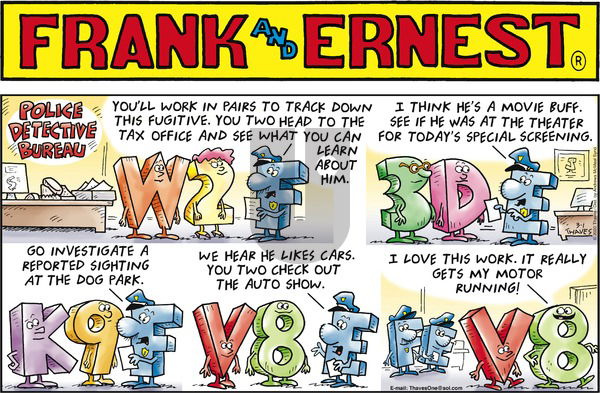 Frank and Ernest on Sunday March 1, 2020 Comic Strip