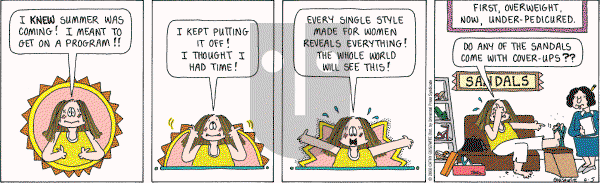 Cathy Classics - Thursday June 5, 2008 Comic Strip