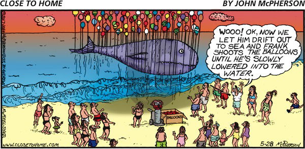 Close to Home on Sunday May 28, 2017 Comic Strip