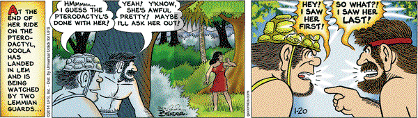Alley Oop on Monday January 20, 2014 Comic Strip