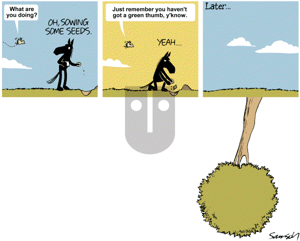 Dark Side of the Horse on Thursday July 12, 2012 Comic Strip