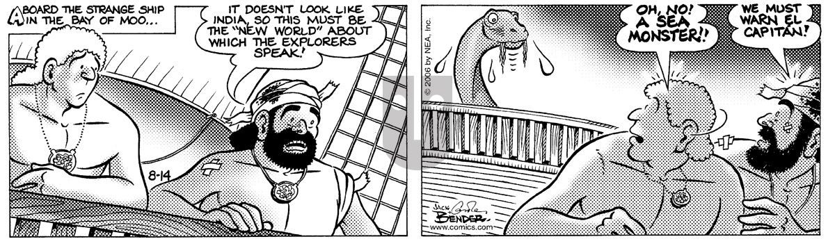 Alley Oop - Monday August 14, 2006 Comic Strip