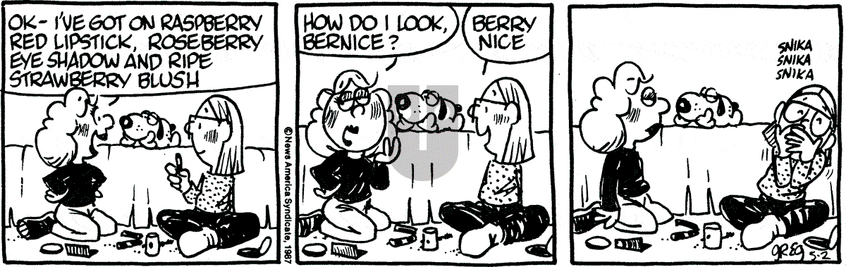 Luann - Saturday May 2, 1987 Comic Strip