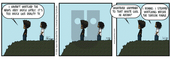 The Boondocks on Friday July 29, 2005 Comic Strip