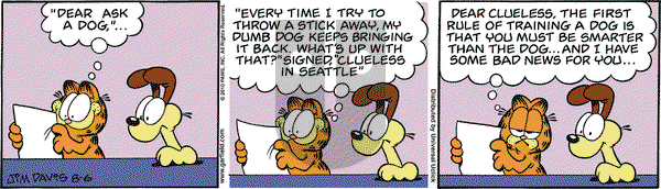 Garfield on Friday August 6, 2010 Comic Strip