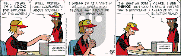 Lucky Cow on Monday March 17, 2025 Comic Strip