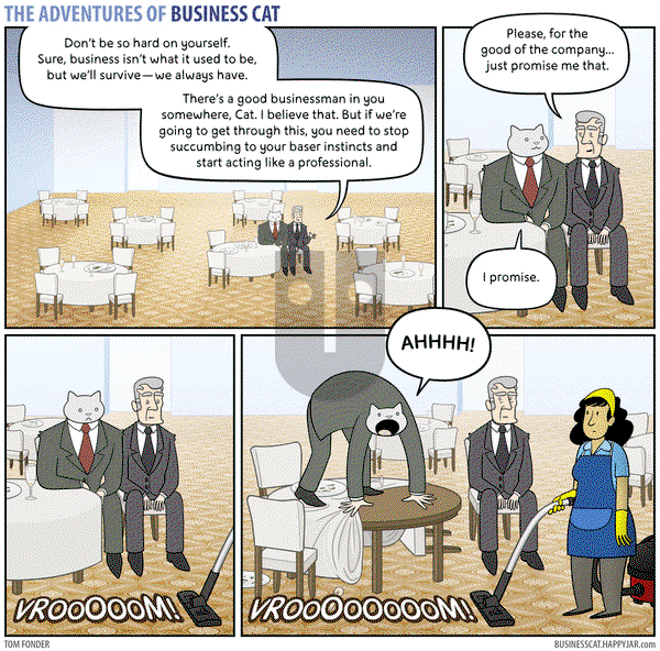 The Adventures of Business Cat - Monday December 21, 2015 Comic Strip