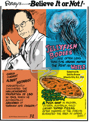 Ripley's Believe It or Not on Friday July 2, 2010 Comic Strip