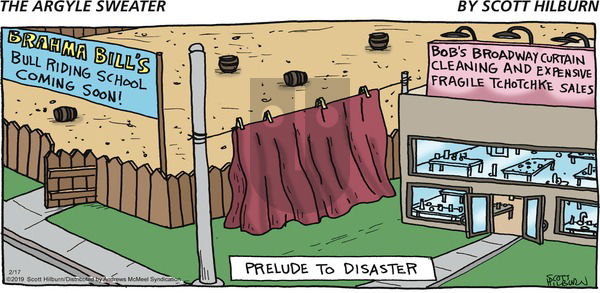 The Argyle Sweater on Sunday February 17, 2019 Comic Strip