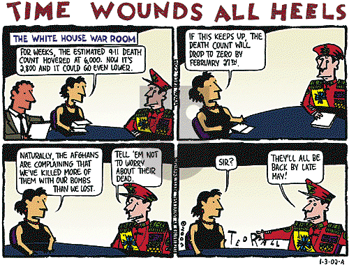 Ted Rall on Thursday January 3, 2002 Comic Strip