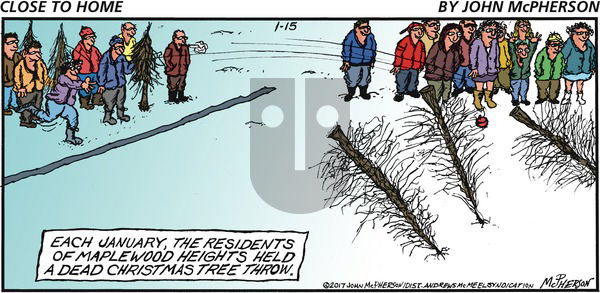 Close to Home on Sunday January 15, 2017 Comic Strip