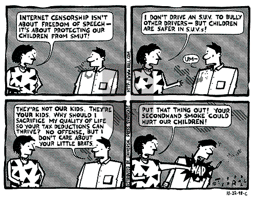 Ted Rall on Monday October 26, 1998 Comic Strip