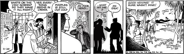 Alley Oop on Wednesday November 20, 1968 Comic Strip